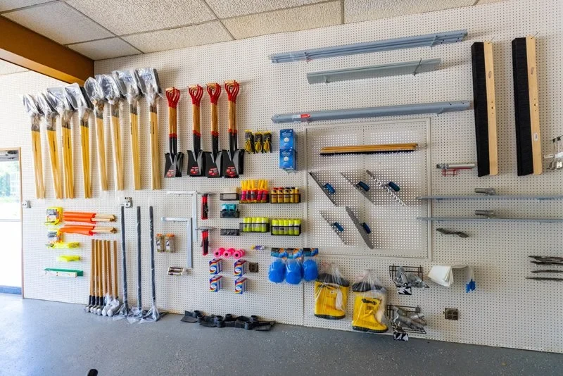 Tools in Paver World’s original material or showroom photograph