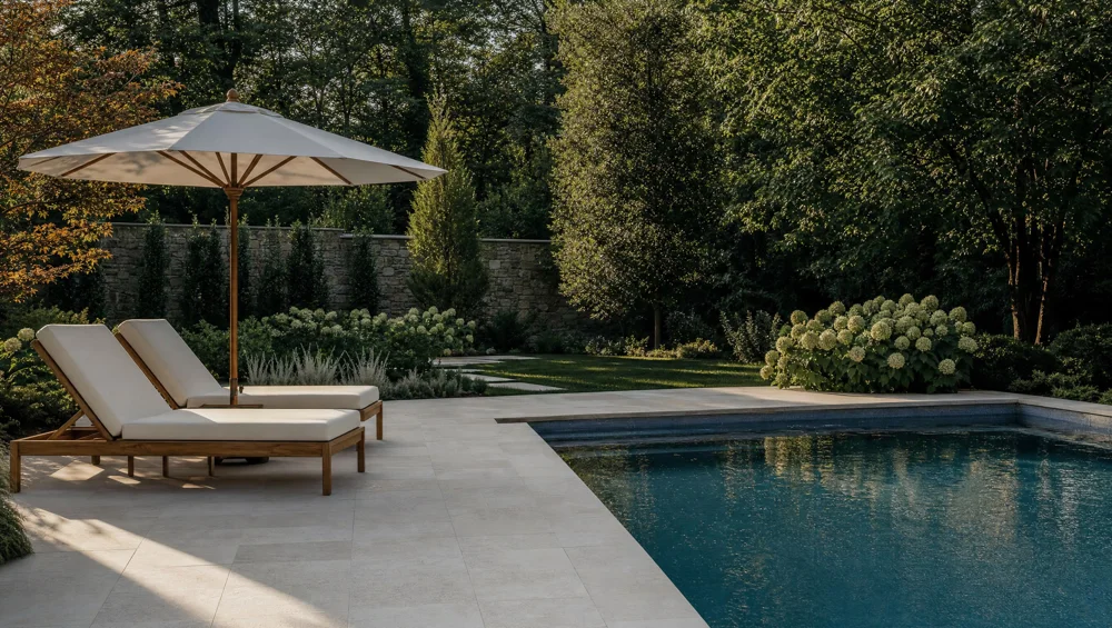 Pool deck and coping