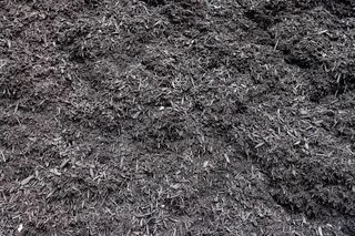 Close-up of Black Mulch from Paver World’s product listing