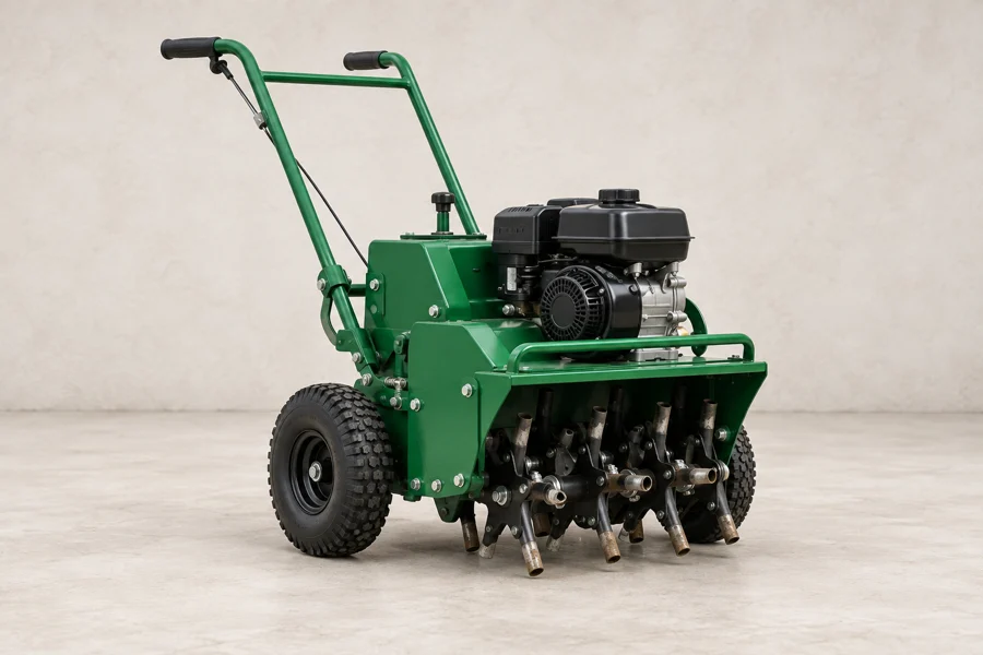 Illustrative aerator equipment, not a confirmed rental model
